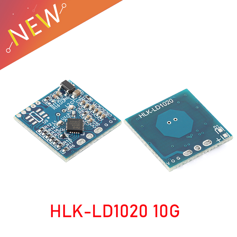 Home Automation Arduino - 電子レンジレーダーモジュールHLK-LD1020インテリジェント,マイクロモーション検出,10g,10.525ghz,1個