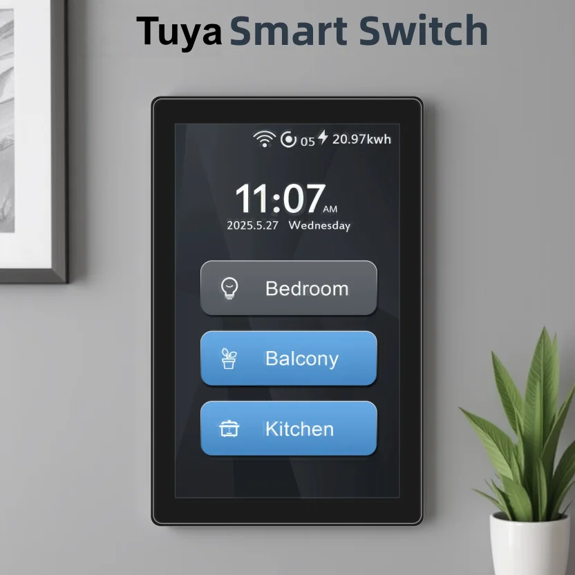 Home Automation Systems Diy - 米国スマートWiFiスイッチTuya EU 4x4高級ZigbeeスイッチDIY名表示スマートホームオートメーションとスマートホームシステム