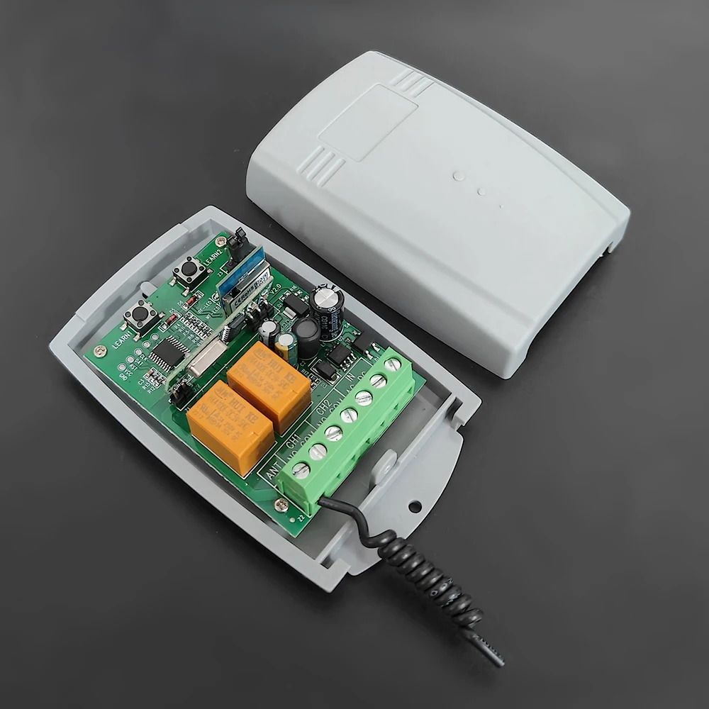 Home Automation Systems Diy - WiFi RFガレージゲートスライドドアオープナーTuya DIYスマートスイッチ（BFT、FAACなど対応）433Mhzリモートコントロールスイッチ12V 24Vリレーモジュール