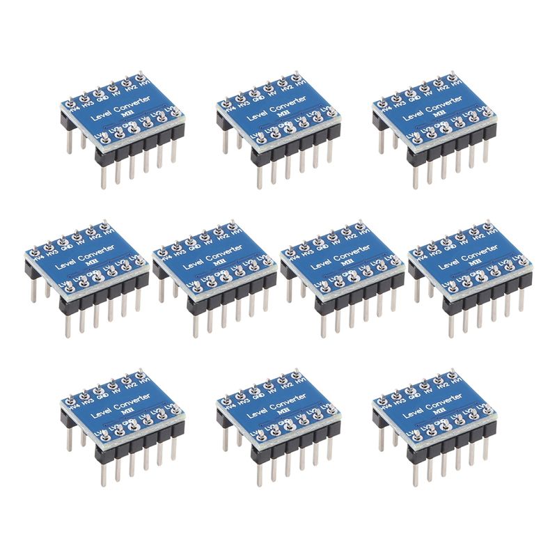 Level Shifter 3.3V - フルセット10個入り 4チャンネル IIC I2C ロジックレベルコンバーター 双方向モジュール