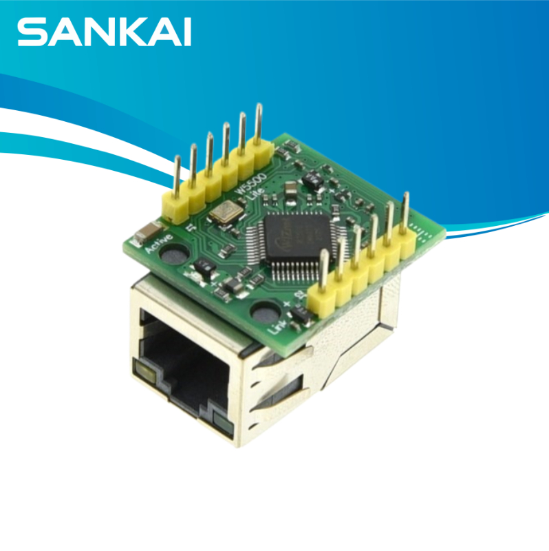 Ethernet Module W5500 - 1個入り W5500モジュール TCP/IP イーサネットモジュール WIZ820ioネットワークインターフェースと互換性あり RC5