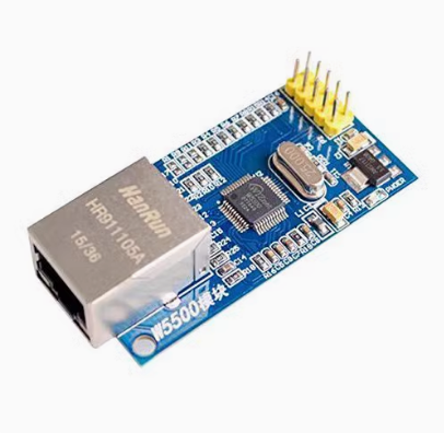 Ethernet Module W5500 - イーサネットモジュールw5500,arduino,spiインターフェイス,3.3v,5v,i/o mcu,tcp,ip 51,stm32,1個