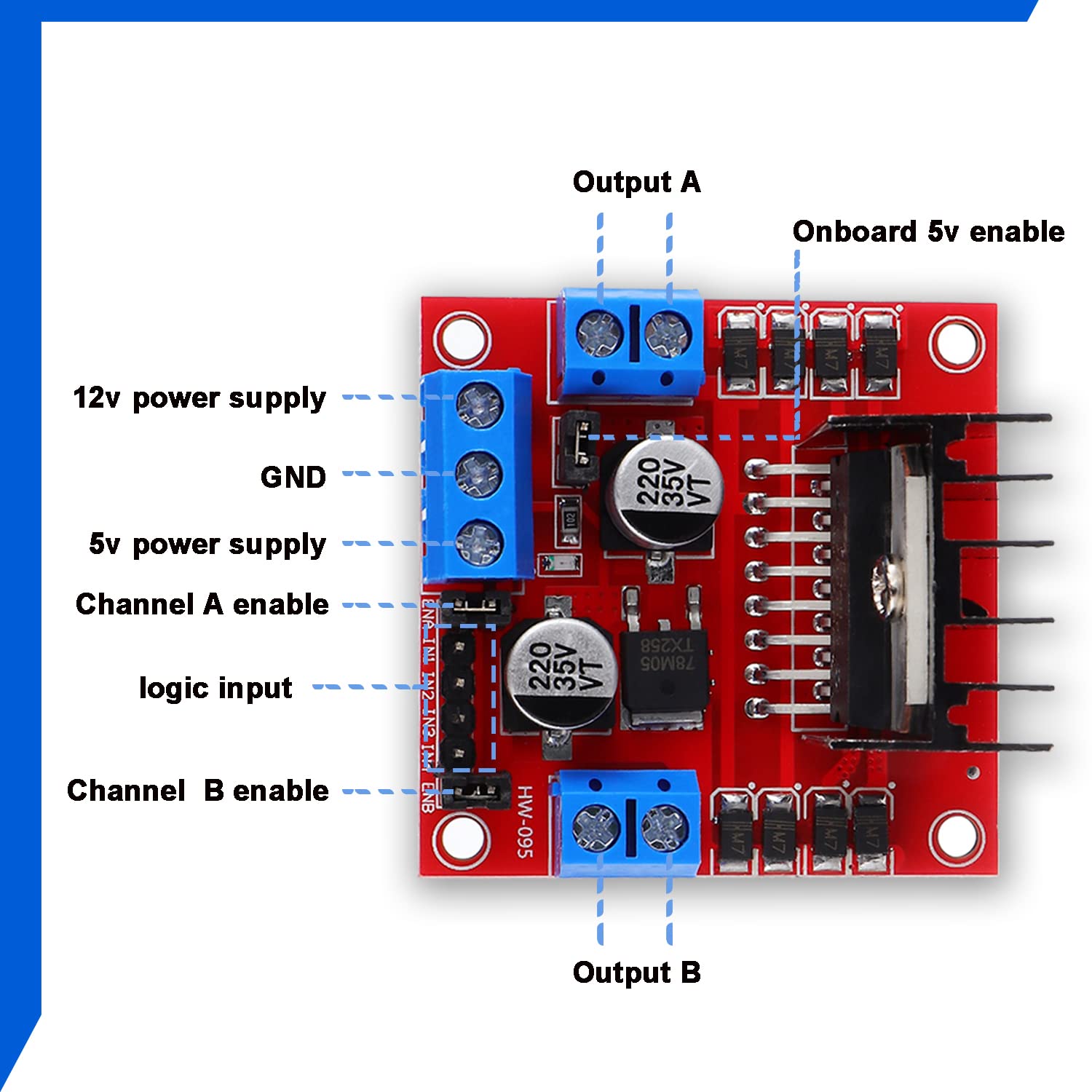 L298N モータードライブコントローラボード DC デュア - Home Automation Arduino のレビューと価格