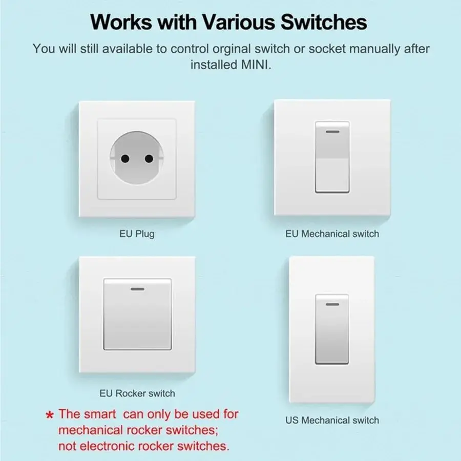 RF433MHz 16A ミニスマートリレーレシーバースイッ - Home Automation Systems Diy のレビューと価格