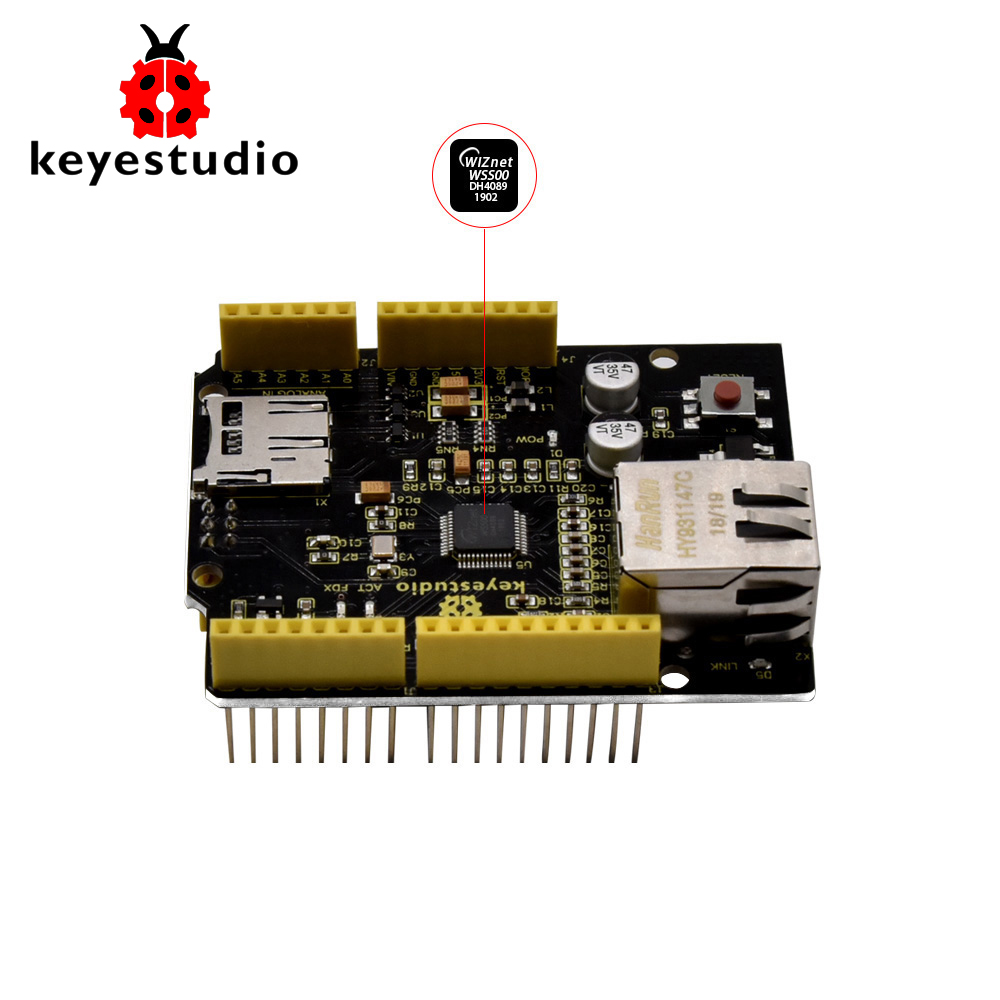 Keyestudio w5500イーサネットシールドequa - Ethernet Module W5500 のレビューと価格