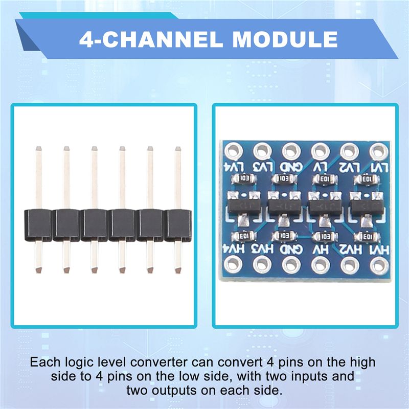 フルセット10個入り 4チャンネル IIC I2C ロジック - Level Shifter 3.3V のレビューと価格