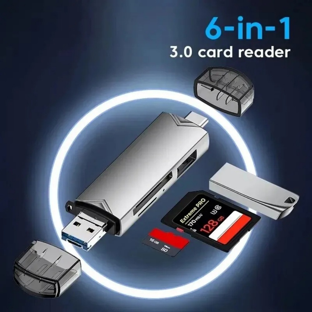 6-in-1 USB 3.0 OTGカードリーダー USB- - Home Assistant Sd のレビューと価格